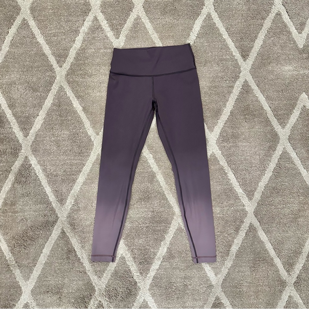 Lululemon Wunder Under High Rise Leggings Purple Ombre Boysenberry Size 8